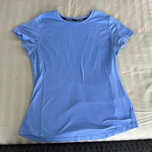 Bright blue, NIKE, active wear, women’s shirt, medium